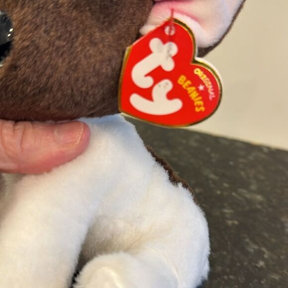 TY Beanie Baby - PORTIA the Terrier Dog (6 inch) - MWMTs Stuffed Animal Toy - Picture 6 of 9